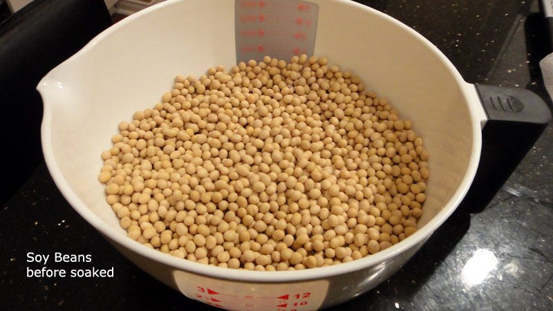 Soy beans dry